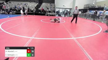 61 lbs Rr Rnd 3 - Antonio Woodall, Doughboys vs Christian Battaglia, Clearview