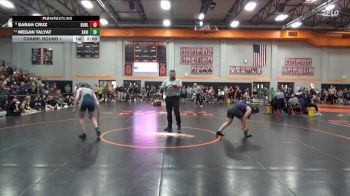 130 lbs Champ. Round 1 - Megan Talyat, Xavier vs Sarah Cruz, Burlington