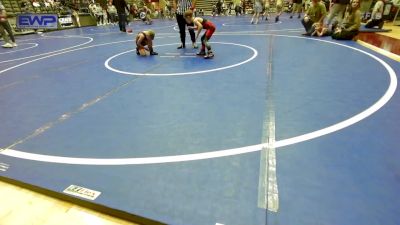 49 lbs Rr Rnd 3 - Jonathan Robinson, Panther Youth Wrestling-CPR vs Jaymes Laning, Panther Youth Wrestling-CPR