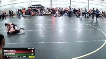 90 lbs Round 3 - Brody Burke, Romeo Middle School vs Aaron Prize, Clarkston Middle School