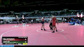 184 lbs Finals (2 Team) - David Key, United States Naval Academy vs Neil Antrassian, University Of Virginia