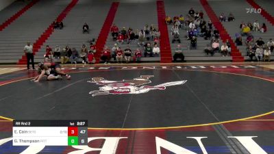 285 lbs Rr Rnd 2 - Ethan Cain, Seton Hill vs Gavin Thompson, Pitt Bradford