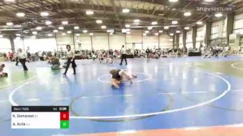 126 lbs Consi Of 32 #2 - Keegan Demarest, PA vs Antonio Avila, WY