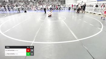 70 lbs Rr Rnd 1 - Dominic Schuman, Mat Assassins Black vs Joey Barchetto, Force Wrestling Club