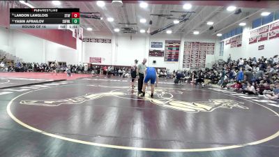 285 lbs Round Of 16 - Landon Langlois, Stafford vs Yasin Afrailov, Suffield/Windsor Locks