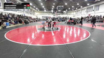 144 lbs Quarterfinal - Lance Stewart, Fitch vs Richie Marter, Bunnell
