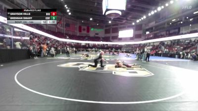 144 lbs Champ. Round 2 - Brennan Smart, Centennial vs Grayson Hills, Boise