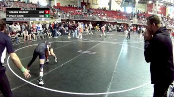 102 lbs Champ. Round 1 - Holden Riggert, Lincoln Warriors Wrestling Club vs Dylan Davis, Garden County Wrestling Club