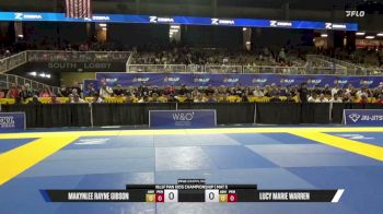 Makynlee Rayne Gibson vs Lucy Marie Warren 2026 Pan Kids Jiu-Jitsu IBJJF Championship