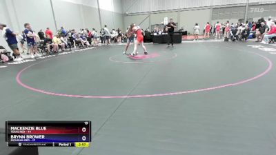 140 lbs Placement Matches (16 Team) - Mackenzie Blue, Texas Red vs Brynn Brower, Michigan Red