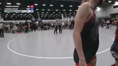 110 lbs Cons. Sub-quarters - Alexa Thomas, Avila Combat Laboratories vs Sarah Brown, Motown Wrestling