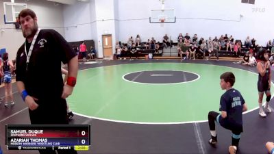 84 lbs Round 1 - Samuel Duque, Southern Wolves vs Azariah Thomas, Modern Warriors Wrestling Club