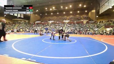 70 lbs Quarterfinal - Madden Anderssen, Bentonville Wrestling Club vs Maddox Peden, Team Zulpo Perryville Wrestling