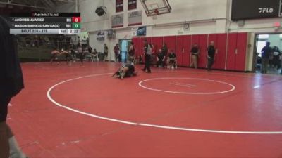 125 lbs Cons. Semi - Mason Barros-Santiago, Rio Hondo College vs Andres Juarez, Mission