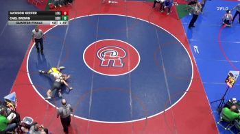 147 lbs Quarterfinal - Jackson Keefer, Loyalsock vs Cael Brown, Derry Area