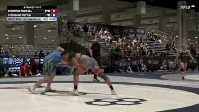 97 Finals kg Champ. Round 2 - Brenton Russell, West Point Wrestling Club vs Cittadino Tuttle, Pinnacle Wrestling Club
