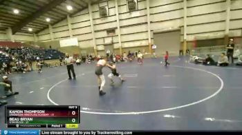 92 lbs Semis & Wb (16 Team) - Kamon Thompson, Sanderson Wrestling Academy vs Beau Bryan, Utah Black