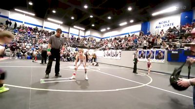 55 lbs Round Of 16 - Emmett Alvarado, Comanche Takedown Club vs Hudson Rooker, Standfast