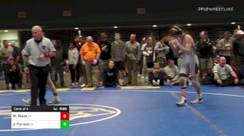 120 lbs Consi Of 4 - Marcus Blaze, OH vs Jax Forrest, PA