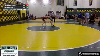 138 lbs Cons. Round 3 - Sophia Stacy, North Hunterdon vs Adamari Lopez, Bernards