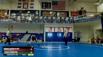 126 lbs Semis & Wb (16 Team) - Berke Eisenhauer, Heritage Hills vs Tobias Bowling, Purdue Polytechnic