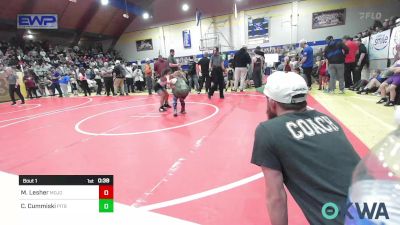 76 lbs Quarterfinal - Matthew Lesher, Mojo Grappling Academy vs Cody Cummiski, Pitbull Wrestling Academy