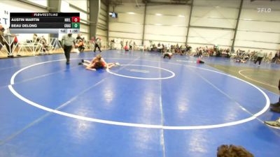 130 lbs Round 3 (12:30pm Saturday) - Beau Delong, Crass Trained vs Austin Martin, Nebraska Elite