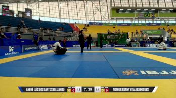 Arthur Ronny Vital Rodrigues vs André Luís Dos Santos Felizardo 2026 Brasileiro Jiu-Jitsu IBJJF