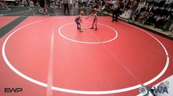 46 lbs Round Of 16 - Ezra Wheeler, Locust Grove Youth Wrestling vs Cutter Carson, Salina Wrestling Club