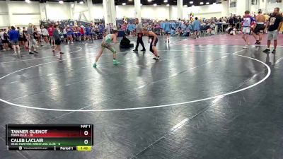 126 lbs Round 7 (8 Team) - Tanner Guenot, MAWA Blue vs Caleb Laclair, Head Hunters Wrestling Club