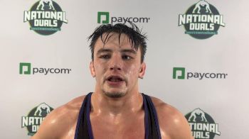 Cory Land Pumped Up After Downing All-American Vance VomBaur