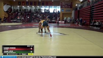 174 lbs Cons. Round 3 - Caden Owens, Millikin vs Mark Leija, Graceland University