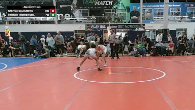 108 lbs 3rd Place - Joshua Seunarine, Pirates WC - HSC vs Parker Rothermel, Parabellum - HSC