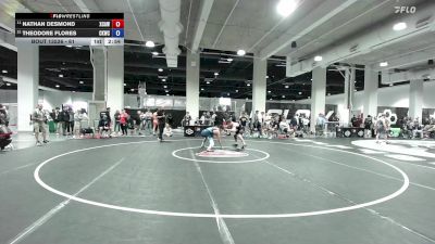 61 lbs Cons. Round 6 - Nathan Desmond, X-Calibur Athletics Wrestling Club vs Theodore Flores, Cliff Keen Wrestling Club