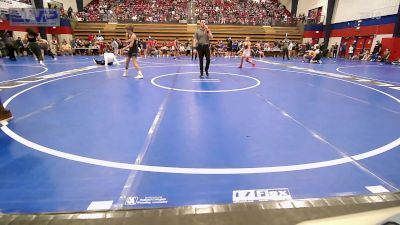 98 lbs Quarterfinal - Tristan Peters, Claremore Wrestling Club vs Ryder Bagwill, Berryhill Wrestling Club