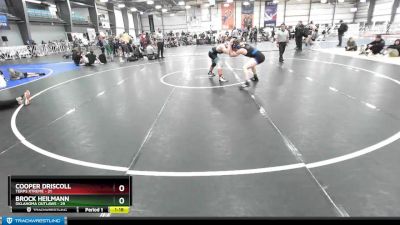 160 lbs Rd# 10- 4:00pm Saturday Final Pool - Cooper Driscoll, Terps Xtreme vs Brock Heilmann, Oklahoma Outlaws