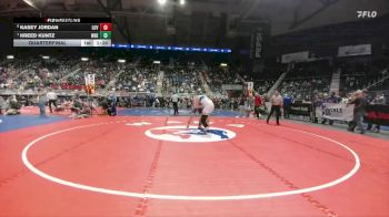 3A-190 lbs Quarterfinal - Kreed Kuntz, Wheatland vs Kasey Jordan, Lovell