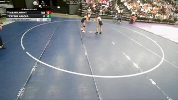 4A 110 lbs Champ. Round 1 - Aleah Lamont, Bear River vs Zaysha Arnold, Dixie