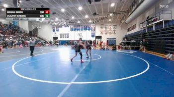 110 lbs Cons. Round 1 - Jazlynn Sheets, Rawlins vs Mesah Smith, Central