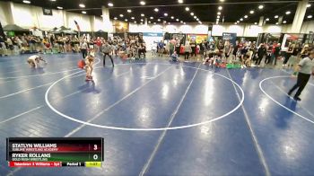 80 lbs Round 3 - Ryker Rollans, Gold Rush Wrestling vs Statlyn Williams, Sublime Wrestling Academy