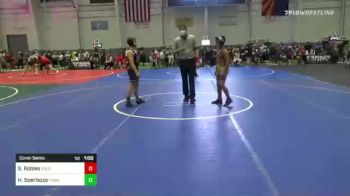 106 lbs Consolation - Steven Robles, Roughriders vs Henrik Sperlazza, Poway Elite