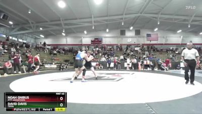 184 lbs Cons. Round 6 - David Davis, Tiffin vs Noah Gnibus, Pitt-Johnstown