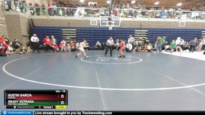 75 lbs Quarterfinal - Austin Garcia, Suples vs Grady Estrada, Fighting Squirrels