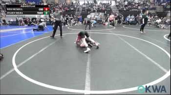 160 lbs 5th Place - Cameron Wallace, Kingfisher YellowJackets vs Ben Adams, Piedmont