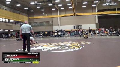 141 lbs Cons. Round 4 - Sean Peterson, Alfred State vs Torin Bishop, St. John Fisher