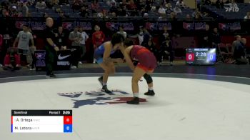 62 lbs Semifinal - Ashlynn Ortega, New York Athletic Club vs Maya Letona, NYCRTC/TMWC