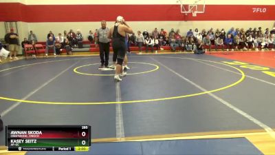 285 lbs Semifinal - Kasey Seitz, AP-GC vs Awnan Skoda, Crestwood, Cresco