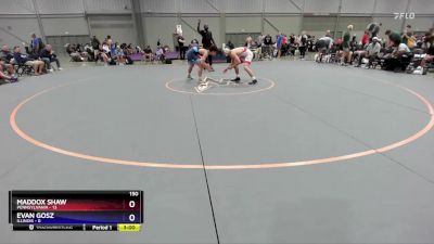 150 lbs Round 2 (8 Team) - Maddox Shaw, Pennsylvania vs Evan Gosz, Illinois