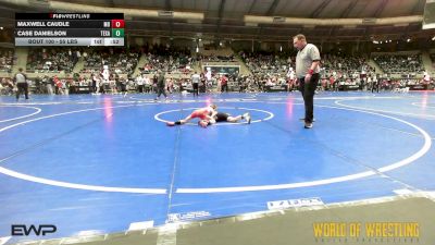 55 lbs Round Of 16 - Maxwell Caudle, Team Maryland vs Case Danielson, Texas Elite