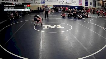 114 lbs Champ. Round 1 - Wyatt Elder, Summit Academy vs Ben Groves, Ringgold Hs